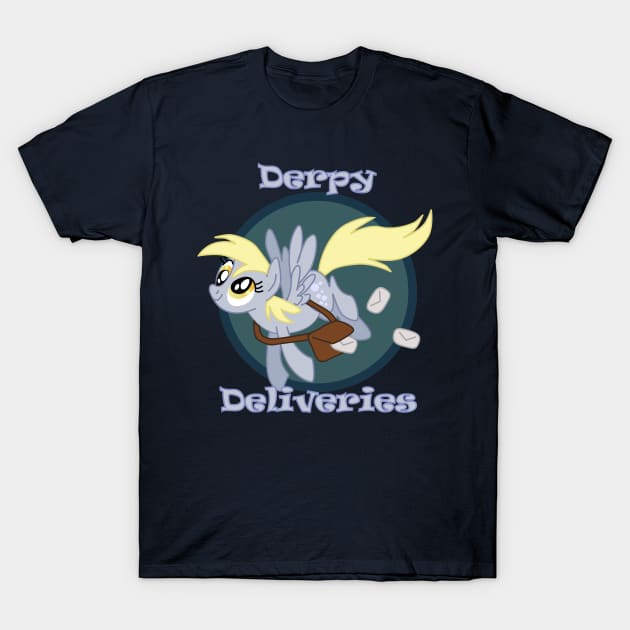 Derpy Deliveries T-Shirt by Madisya